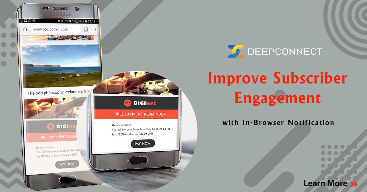 Improve Subscriber Engagement with In-Browser Notification